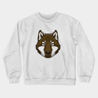 Wolf Face Crewneck Sweatshirt